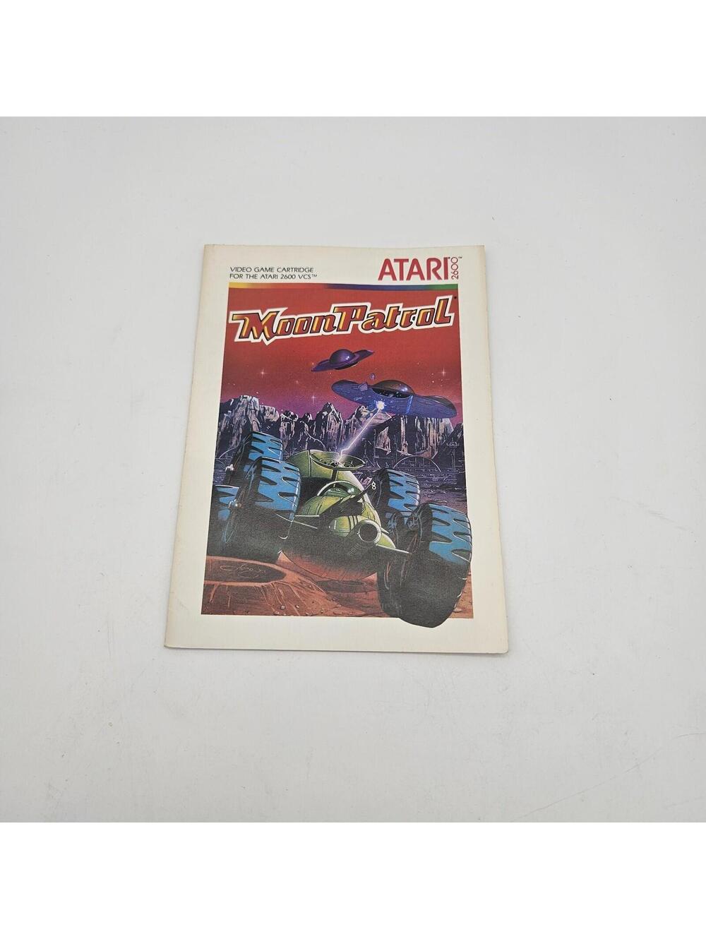 Atari 2600 Moon Patrol Instruction Manual Only